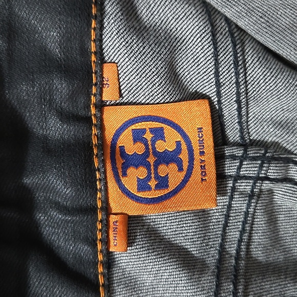 Tory Burch size 32 IVY super skinny coated jeans - Picture 5 of 11